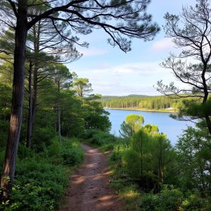 Ruta da Lagoa de Cecebre: bosque e aves no encoro de Cecebre