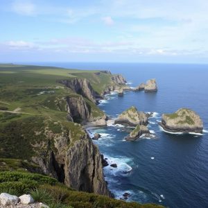 Ruta do Cabo Vilán: faro, acantilados e rochas na Costa da Morte