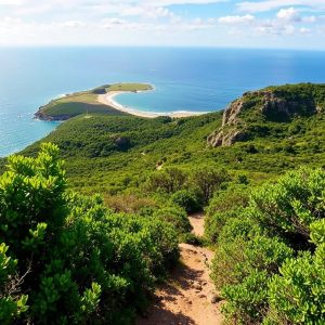Travesía do Parque Nacional das Illas Atlánticas: percorrido náutico e sendeiro