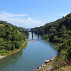 Sendeiro do Río Castro: ruta fluvial e ponte romana en Ribeira