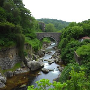 Sendeiro do Río Mero: muíños e ponte medieval en Oleiros