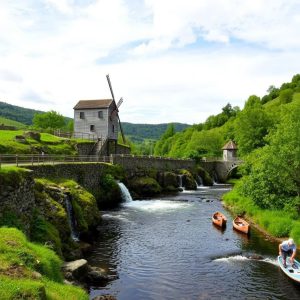 Ruta de los molinos de agua en el río Tea: patrimonio hidráulico
