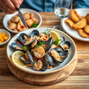 Os mellores restaurantes de mariscos con vistas á ría de Arousa