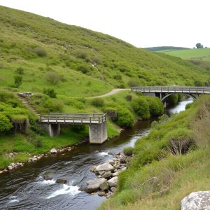 Ruta do Río de Santa Comba: muíños e pontes no río Xallas