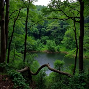 Ruta dos Lagos de Sobrado dos Monxes: lagoas e bosque no mosteiro