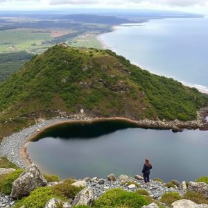 Travesía do Monte Neme: cumio de pedra e lagoa en A Laracha