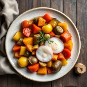 Receta de berenjenas recheas de bacallau ao forno con bechamel