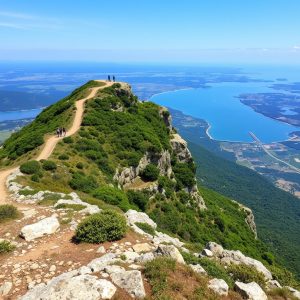 Ascensión ao Monte Faro de Avión: cumio e vistas do Ribeiro