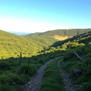 Camiño Primitivo: tramo de Lugo a Melide polo interior