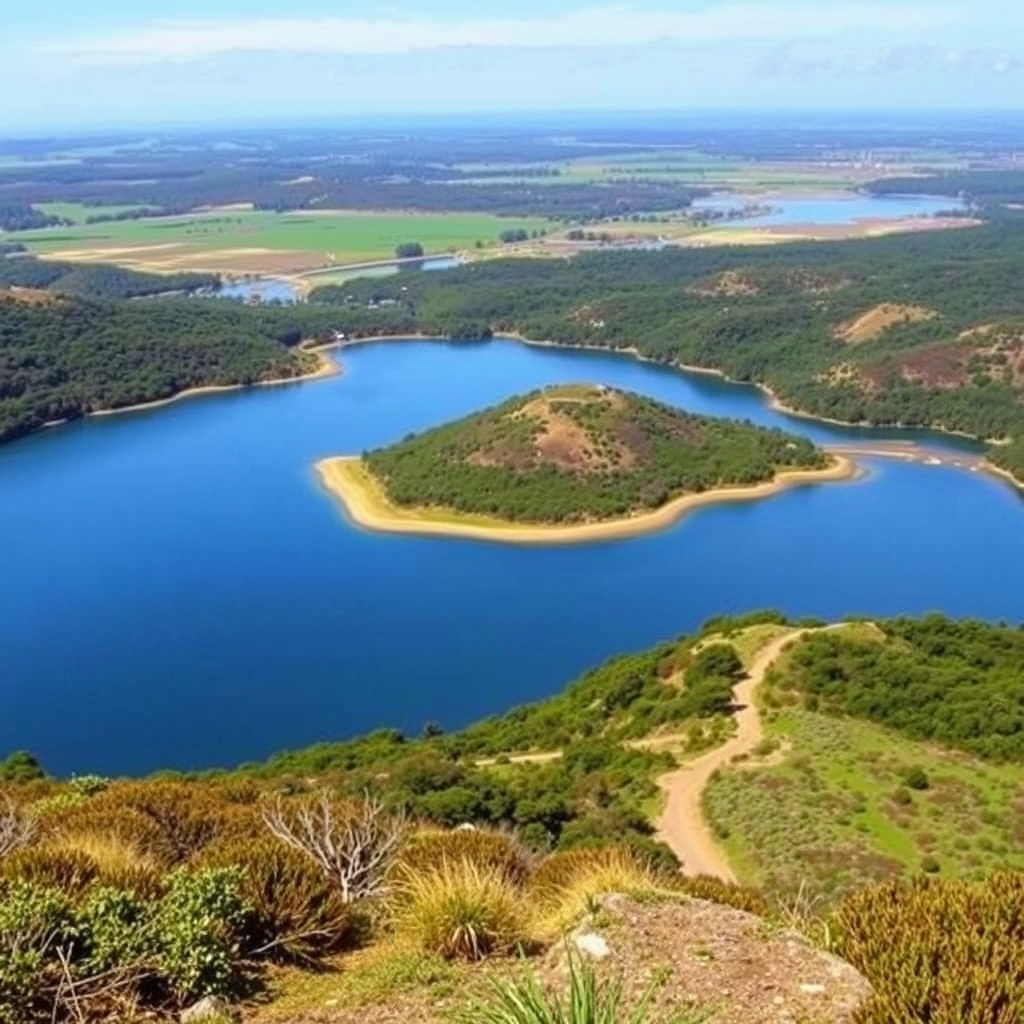 Sendeiro da Lagoa de Traba: lagoa costeira e dunas en Laxe