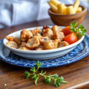 Postos de grelos e patacas na feira de Lalín