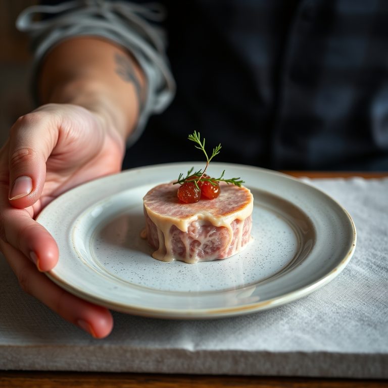 Postos de carne de tenreira na feira de Becerreá