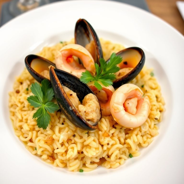 Receta de arroz de mariscos con langosta da ría de Muros
