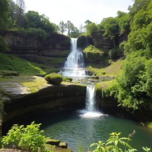 Sendeiro da Fervenza do Río Belelle: saltos e piscinas naturais en Fene