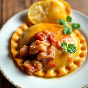 Receita de empanada de bonito con pementos de Padrón