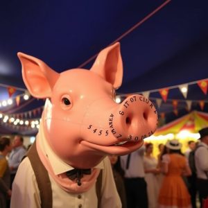 Feria do Porco Celta en Sarria