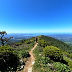 Ascensión ao Monte Galán: cumio e vistas de Ferrolterra
