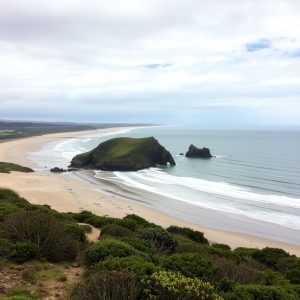Ruta das Praias de Razo: area e dunas en Carballo