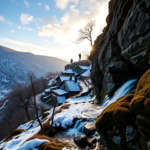 Descubre la aldea de O Cebreiro en invierno
