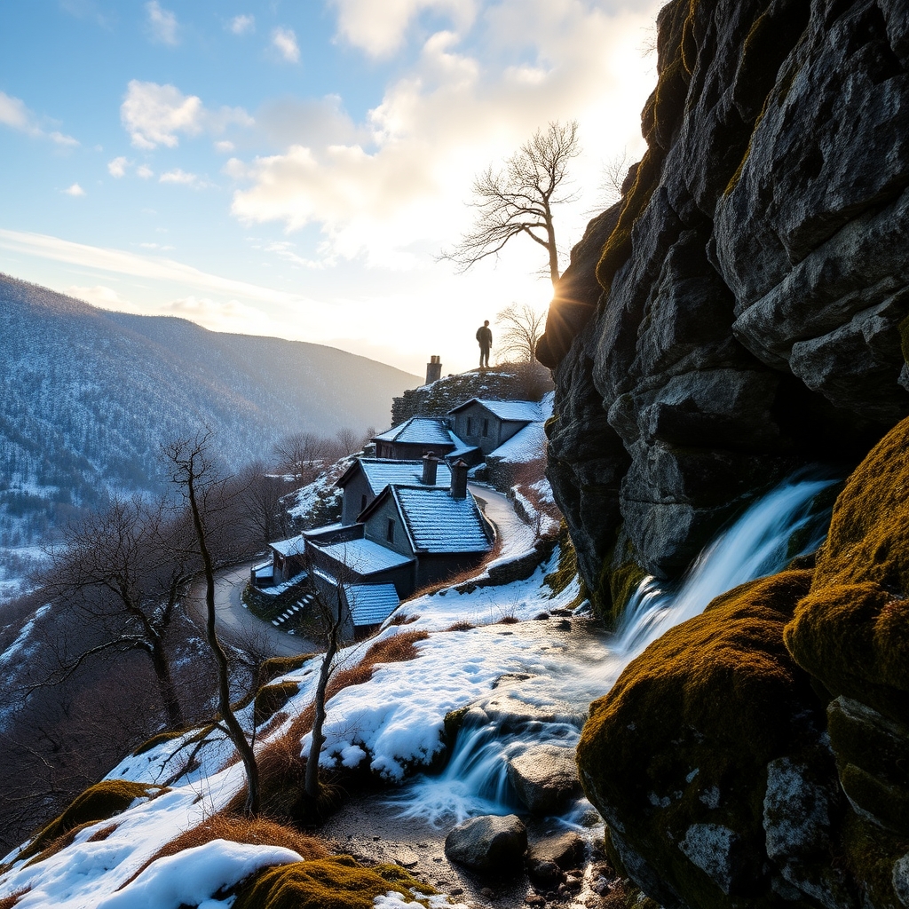 Descubre la aldea de O Cebreiro en invierno