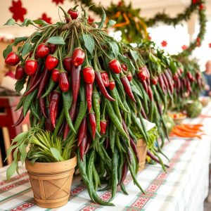 Festa do Pemento de Padrón: pementos de Herbón con DOP
