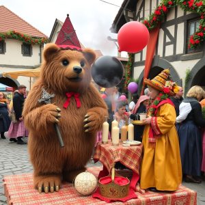 Festa do Oso de Allariz: tradición medieval con oso de pel