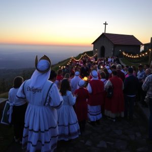 Romería de Santa Trega: subida ao monte histórico na Guarda