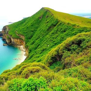 Sendeiro das Praias de Carnota: area e monte do Pindo