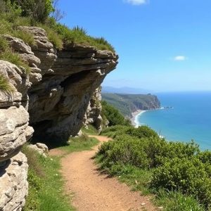 Ruta dos Cantís de Lomba: acantilados en Malpica