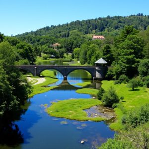 Camiño Real de San Vicente: ponte e pazos en Ares