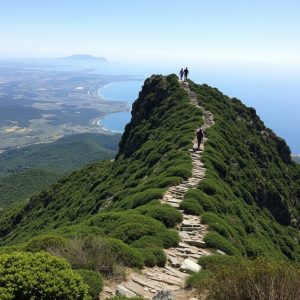 Ascensión ao Monte de Cabeza Grande: cumio en Cervantes