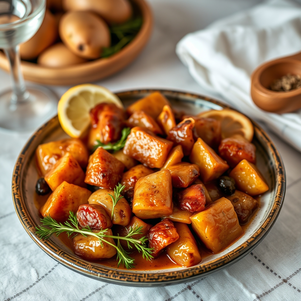 Receita de callos galegos con garavanzos e pemento 1 Receita de callos galegos con garavanzos e pemento