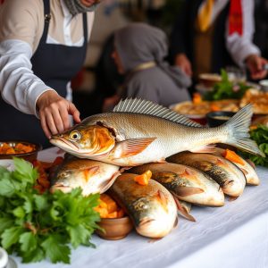 Festa do Peixe de Burela: peixe fresco á brasa na costa