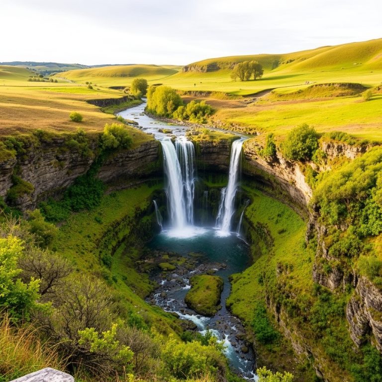 Ruta de las cascadas del Ézaro y su desembocadura espectacular