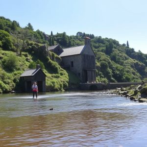 Ruta de los molinos de agua en el río Eume