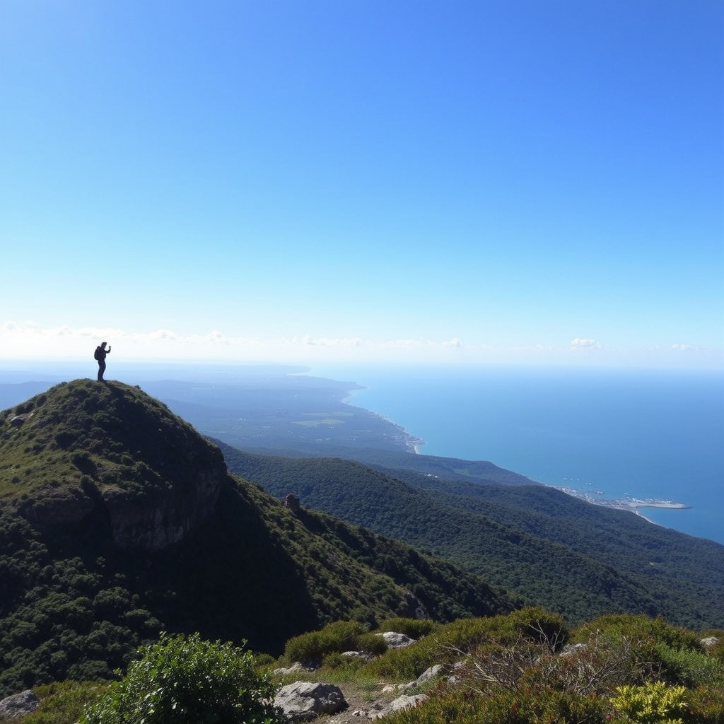Ascensión ao Monte de Montouto: vista do Courel