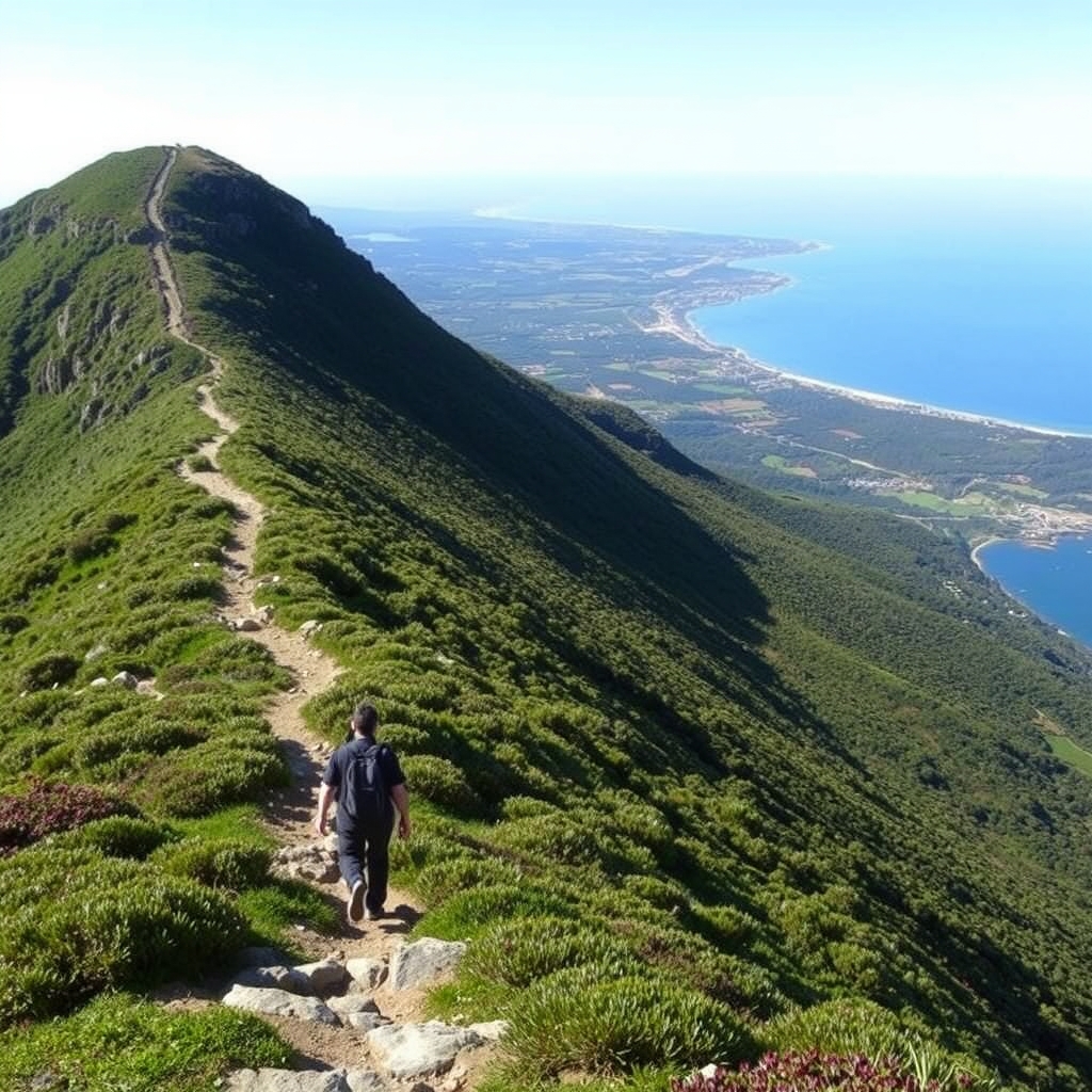 Ascensión ao Monte da Espenuca: cumio e ría