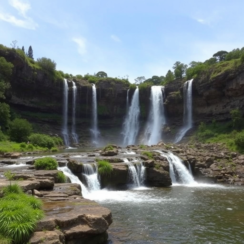 Ruta das Fervenzas do Río Gaiteiro: cataratas en Folgoso