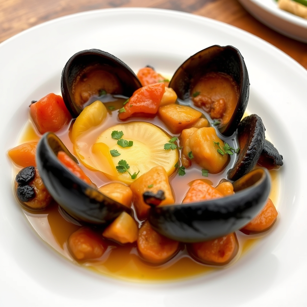 Receita de caldeirada de raia con patacas e pementos