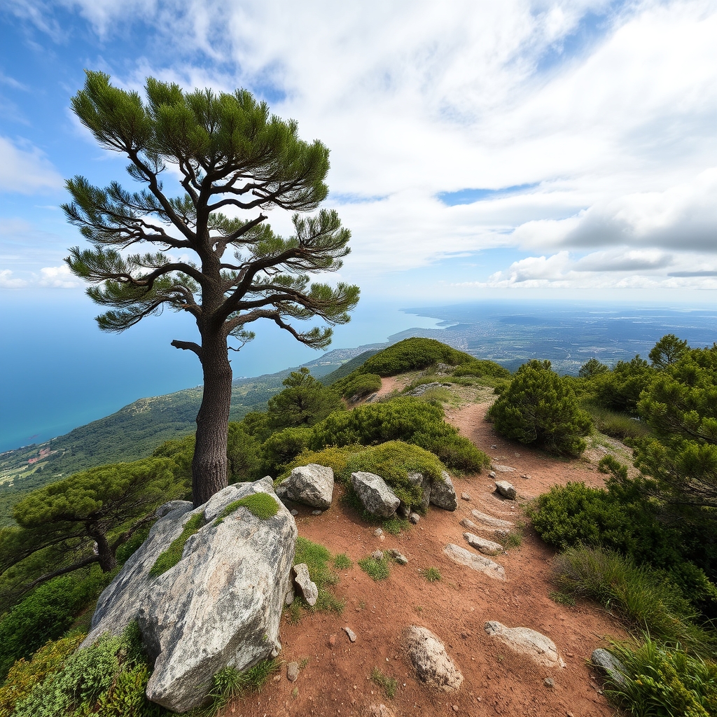 Ascensión ao Monte Aloia: cumio e vistas do Miño