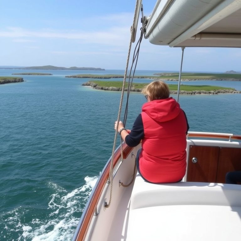 Ruta de las islas de la ría de Vigo en barco