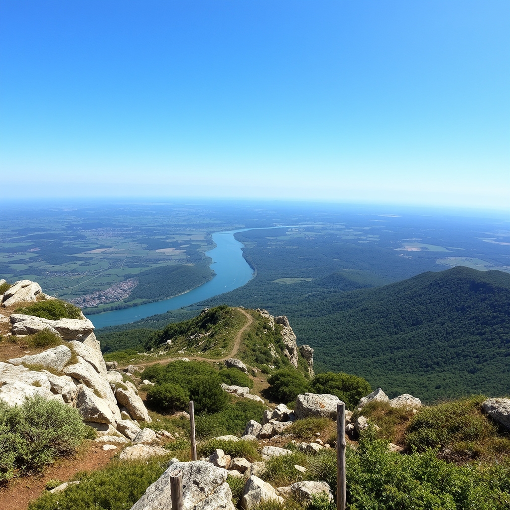Ascensión ao Monte Faro: panorámica da ría de Pontevedra