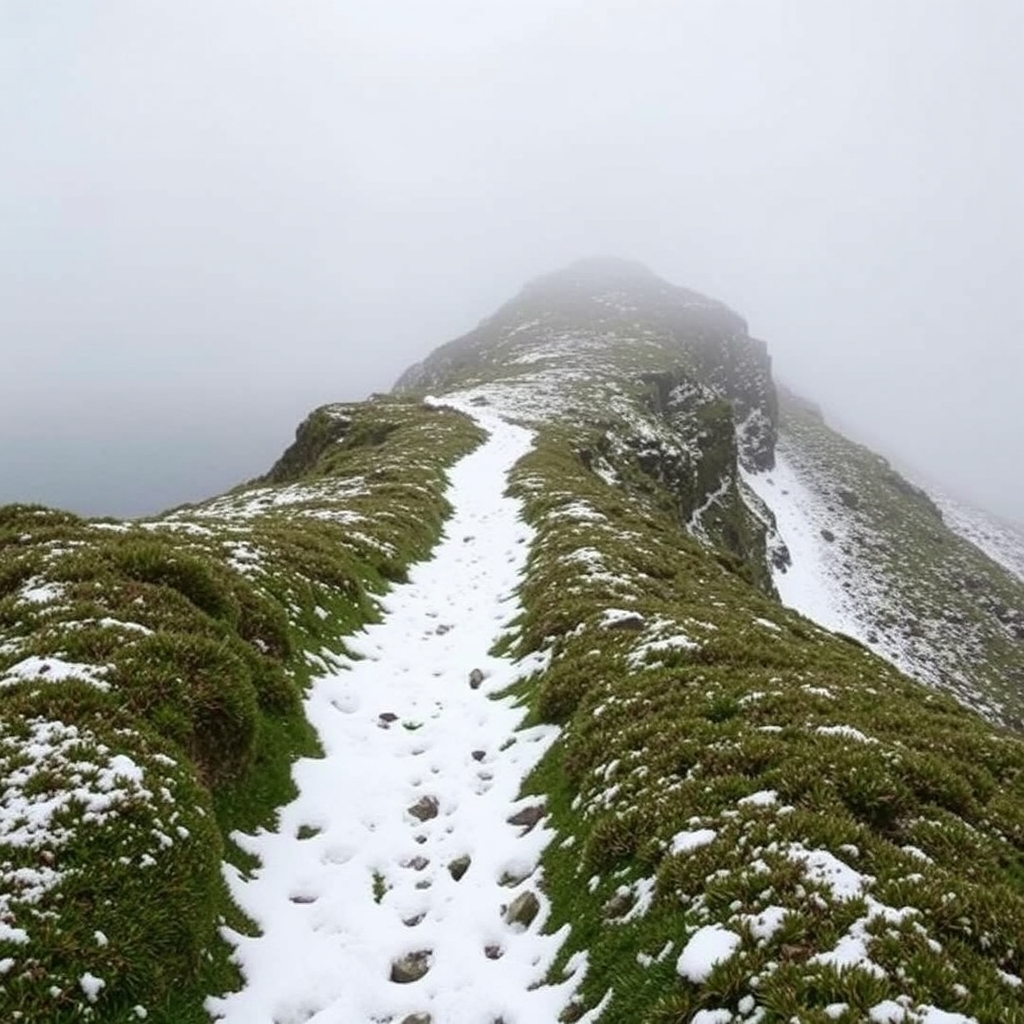 Travesía do Macizo de Pena Trevinca: cumios e neve