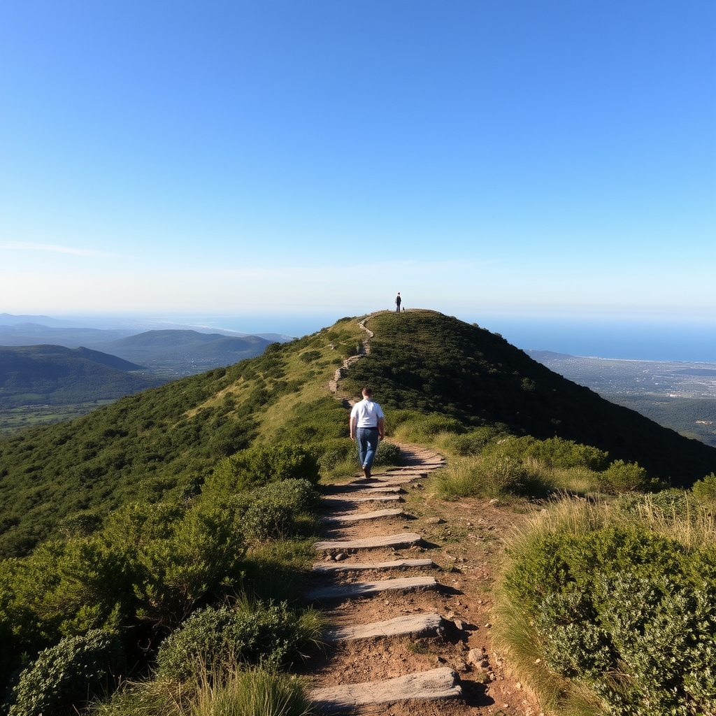 Ascensión ao Monte de San Trocado: ermida e vistas