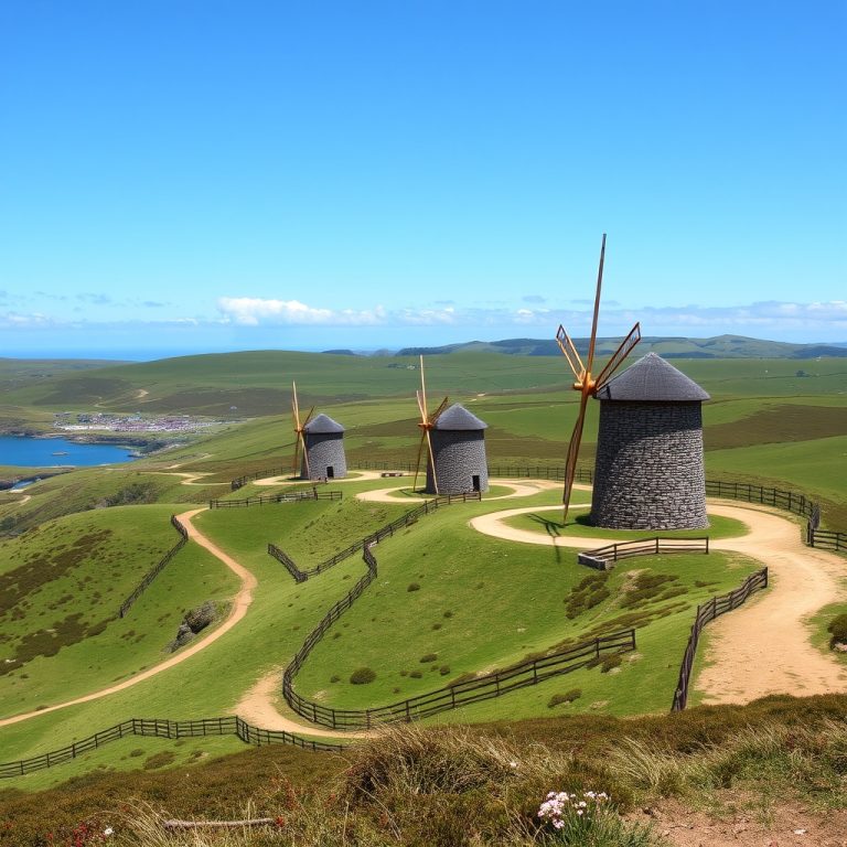 Ruta de los molinos de viento en la Serra da Barbanza