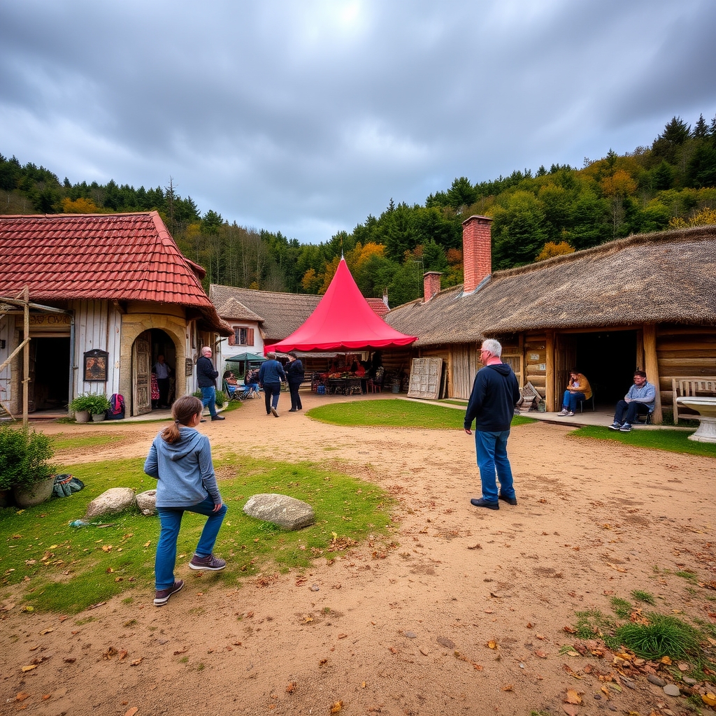 Plan de otoño: fiesta del magosto en una aldea de O Courel