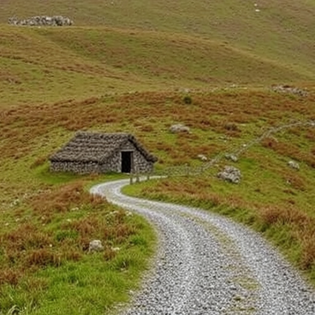 Ruta de los hórreos de la comarca de Xallas en otoño