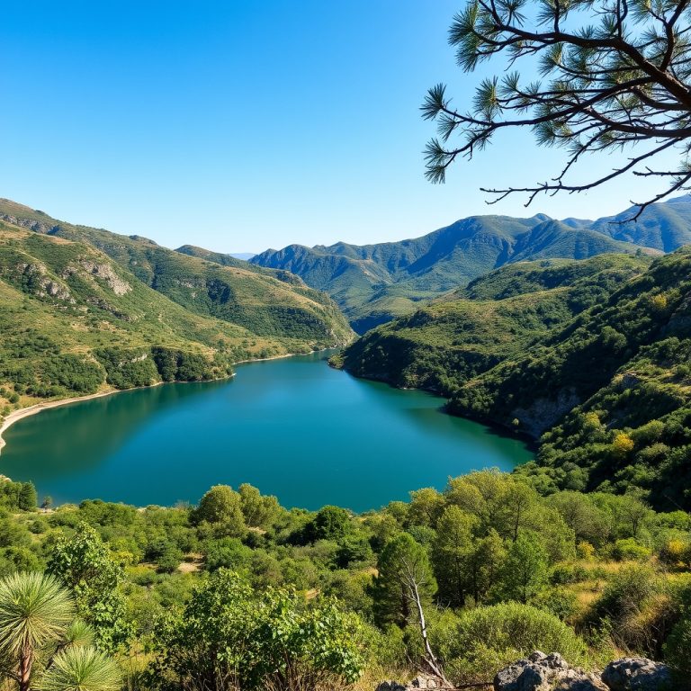 Ruta de los lagos de la sierra de O Xistral en verano