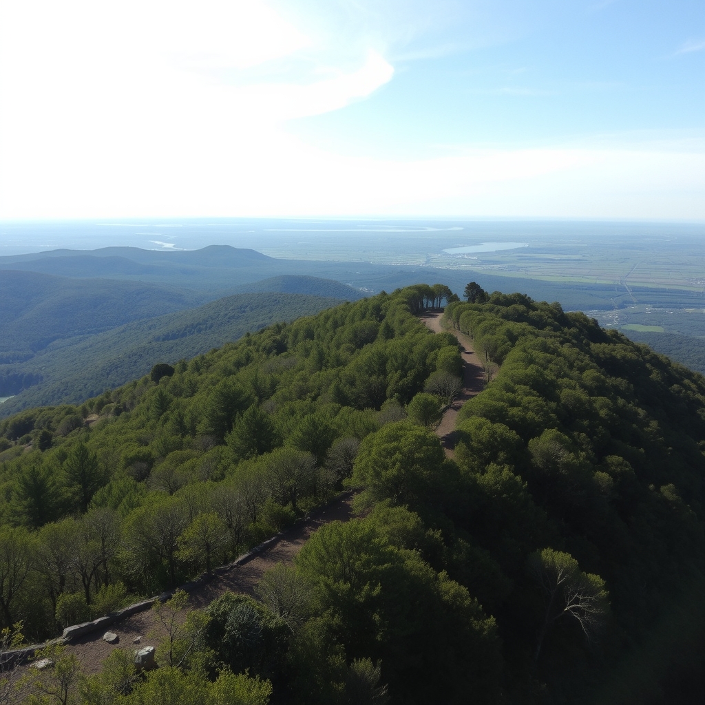 Ascensión ao Monte Oribio: bosque e vistas da Terra Chá