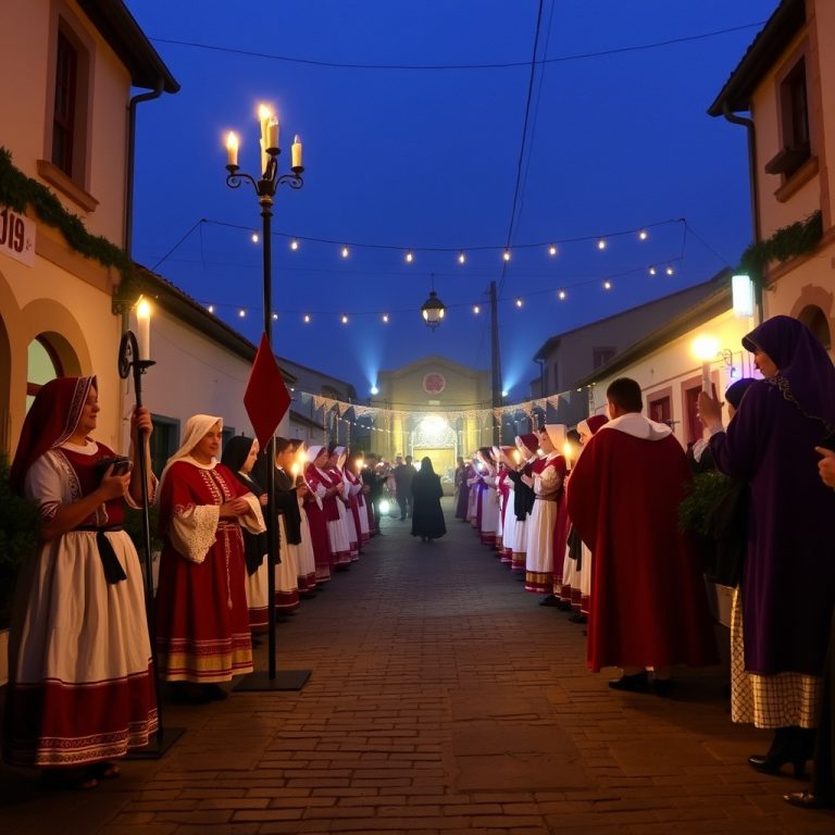 Romería de Santa Compaña en Rianxo: lendas e noite de defuntos
